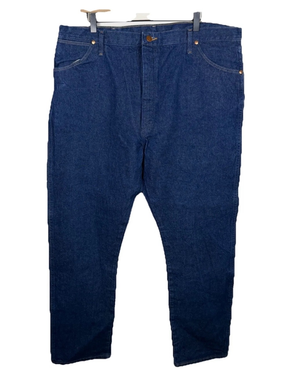 Wrangler Men’s Cowboy Cut Jeans 13MWZ Size 42x32 Classic Blue Denim Western